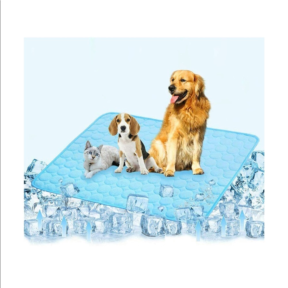 Summer Cooling Mat for Dogs Cats Self Dog Cooling Mat Breathable Pet Crate Pad - Picture 5 of 8
